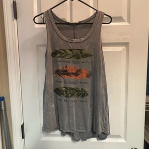 Gray Feathers Tank